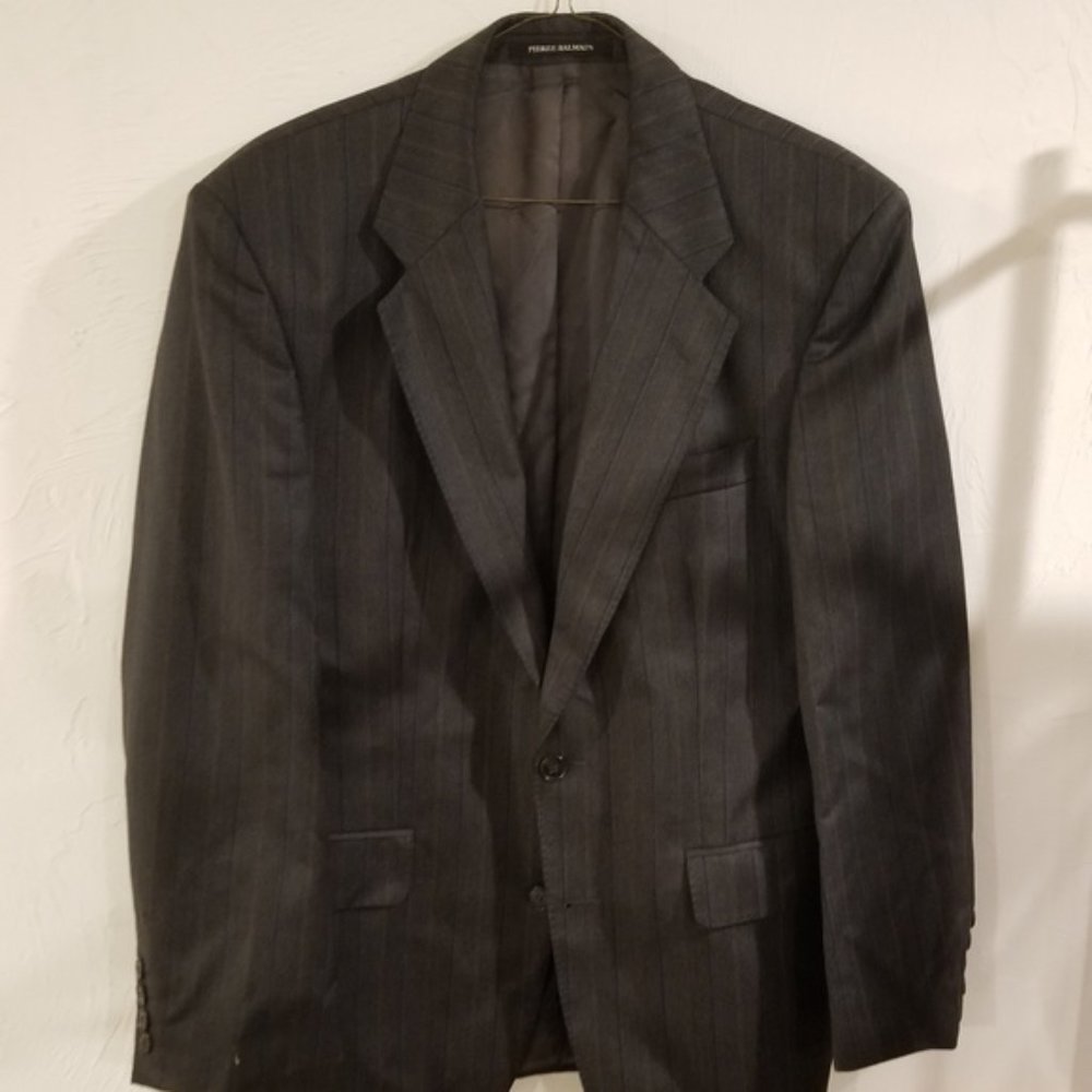 Pierre Balmain Wool 2-Btn Sport Coat 38S Pinstripe